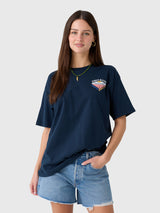 Damson Madder Women's All Day Breakfast Boyfriend Tee - Saint Bernard