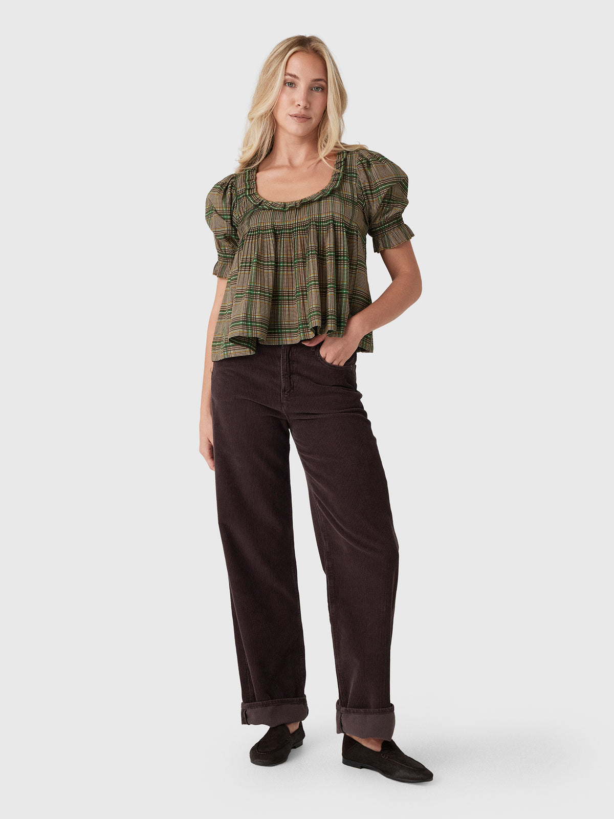 SEA Women's Charly Plaid Top - Saint Bernard