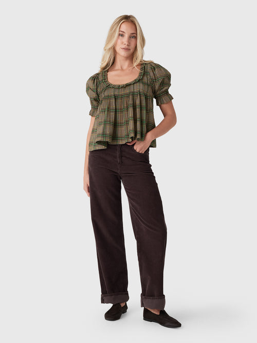SEA Women's Charly Plaid Top - Saint Bernard