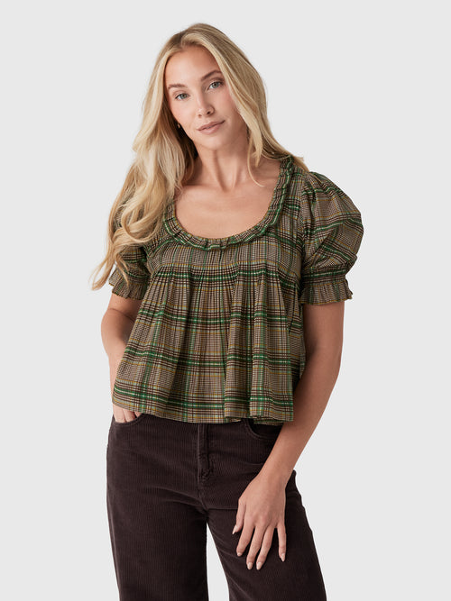 SEA Women's Charly Plaid Top - Saint Bernard