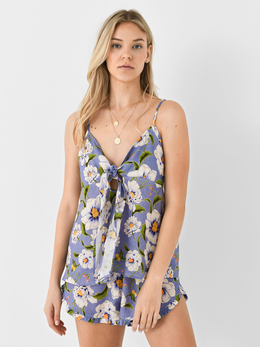 The Lazy Poet Women's Rosie Summer Dunes Pajama Set - Saint Bernard
