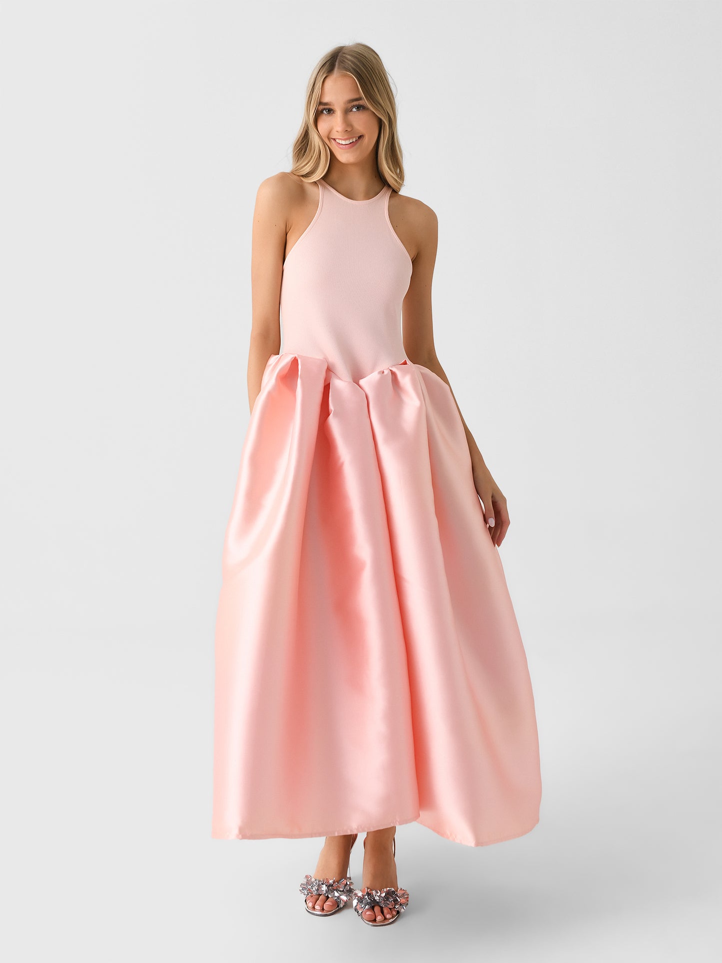 Marques Almeida Women's Tank Top Scooped Dress - Saint Bernard