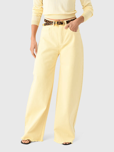 Marques Almeida Women's Drill Boyfriend Jean - Saint Bernard