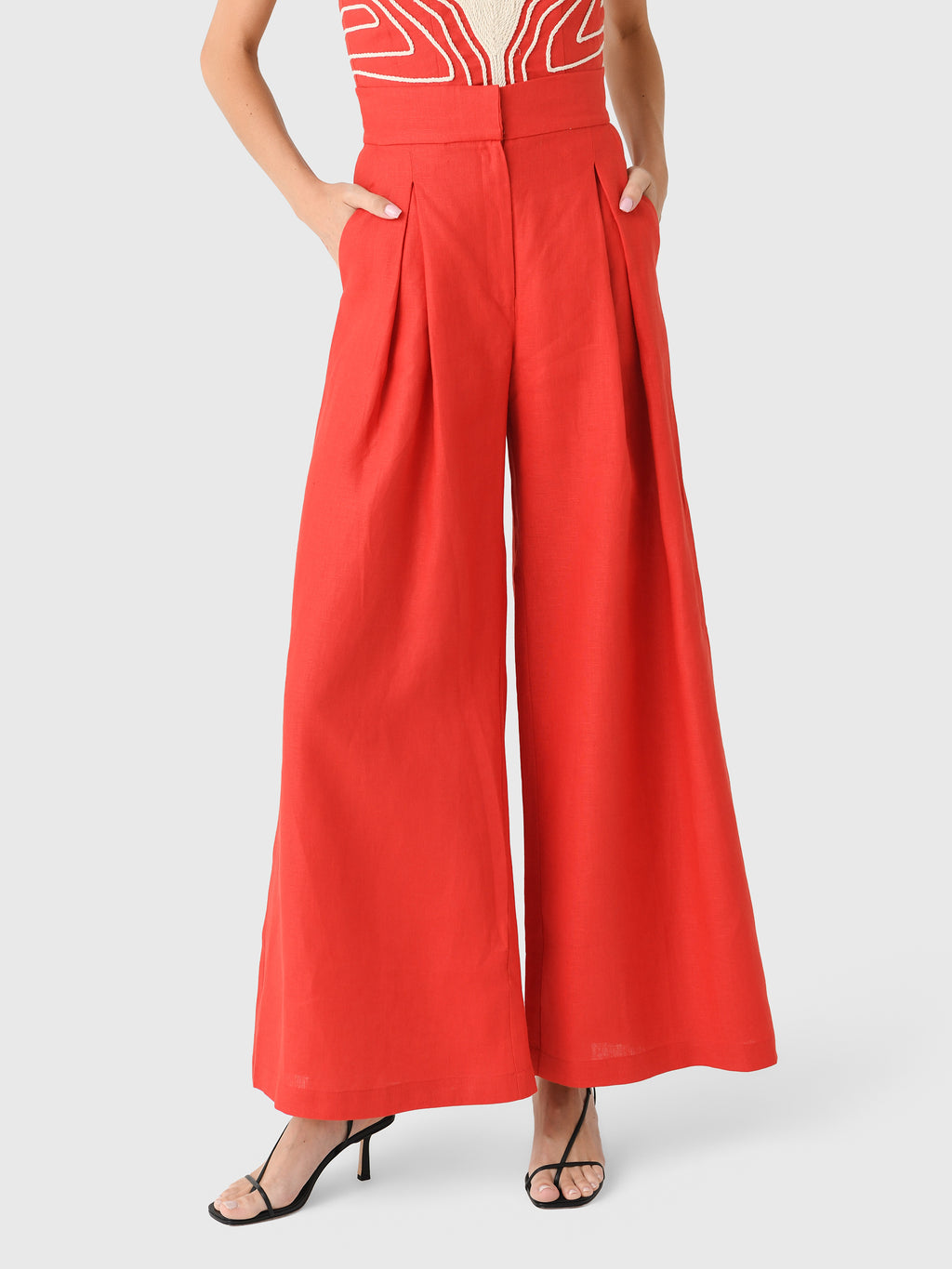 Andres Otalora Women's Desperte Wide Leg Pant - Saint Bernard
