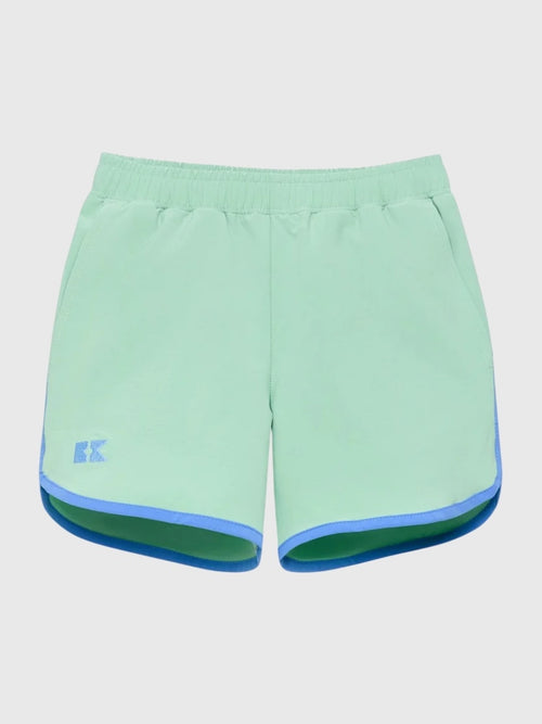 Courtside Kids Boys' Palm Green Retro Super Short