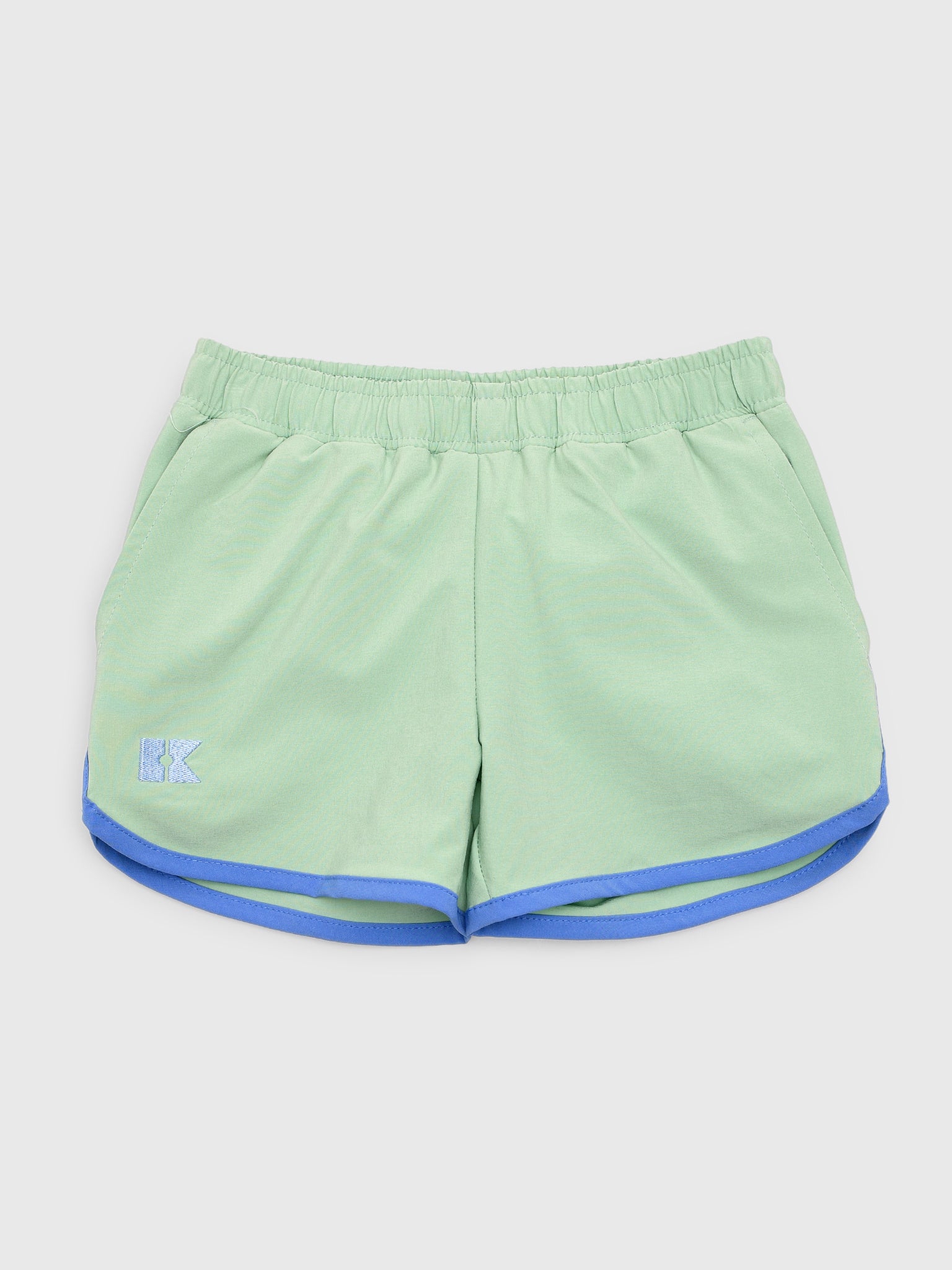 Courtside Kids Boys' Palm Green Retro Super Short - Saint Bernard