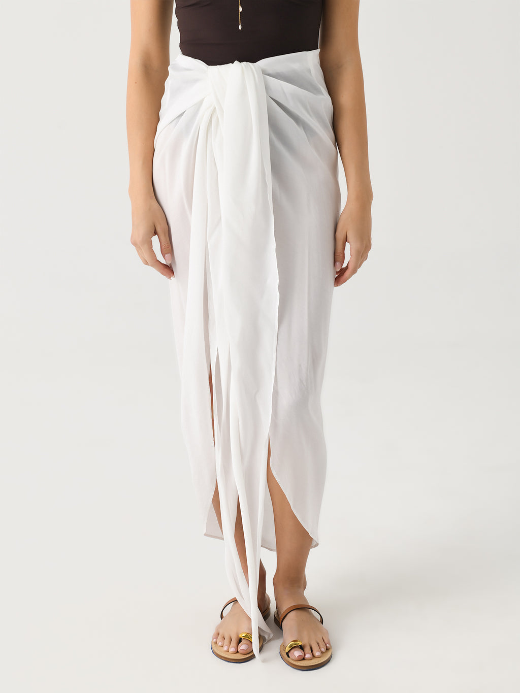Bondi Born Women's Cremona Tie Front Sarong - Saint Bernard