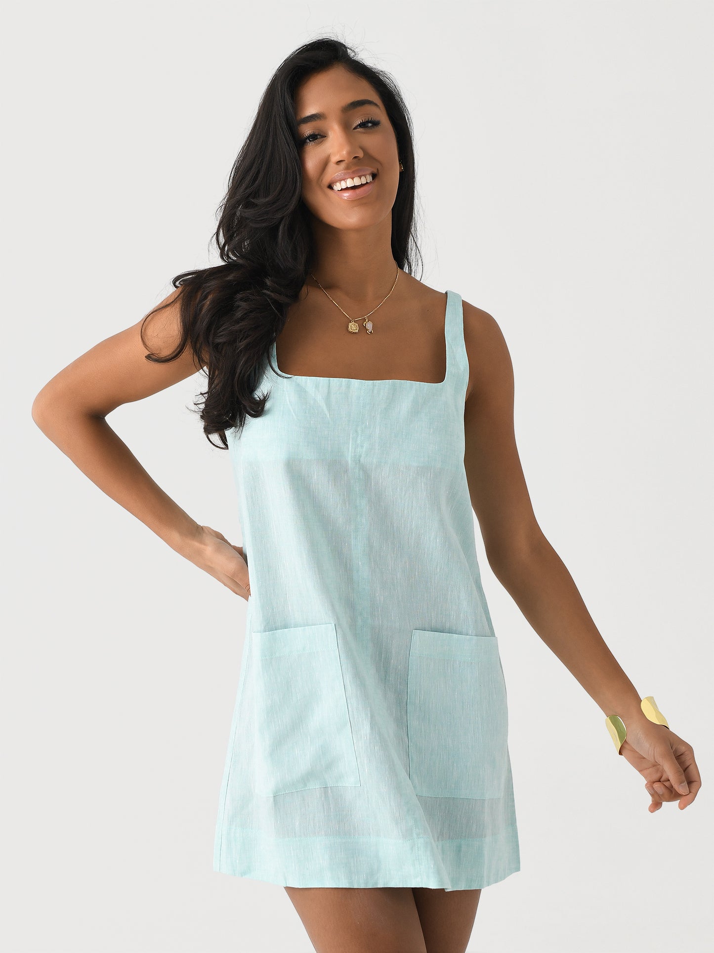 Bondi Born Women's Leiden A-Line Mini Dress - Saint Bernard