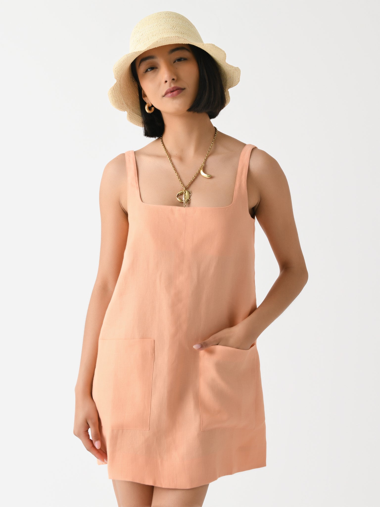 knee length dresses for ladies Bondi Born Women's Delphi Mini Dress – Saint Bernard