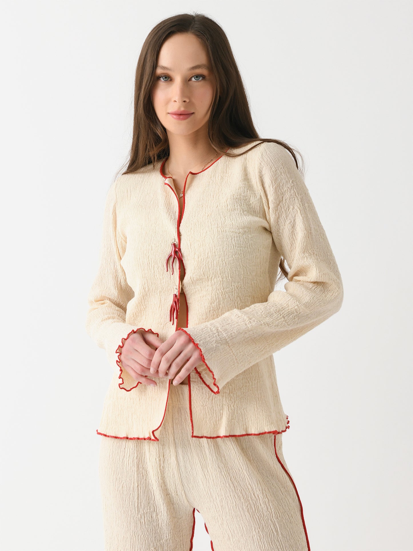 ANIM Women's Malaika Shirt - Saint Bernard