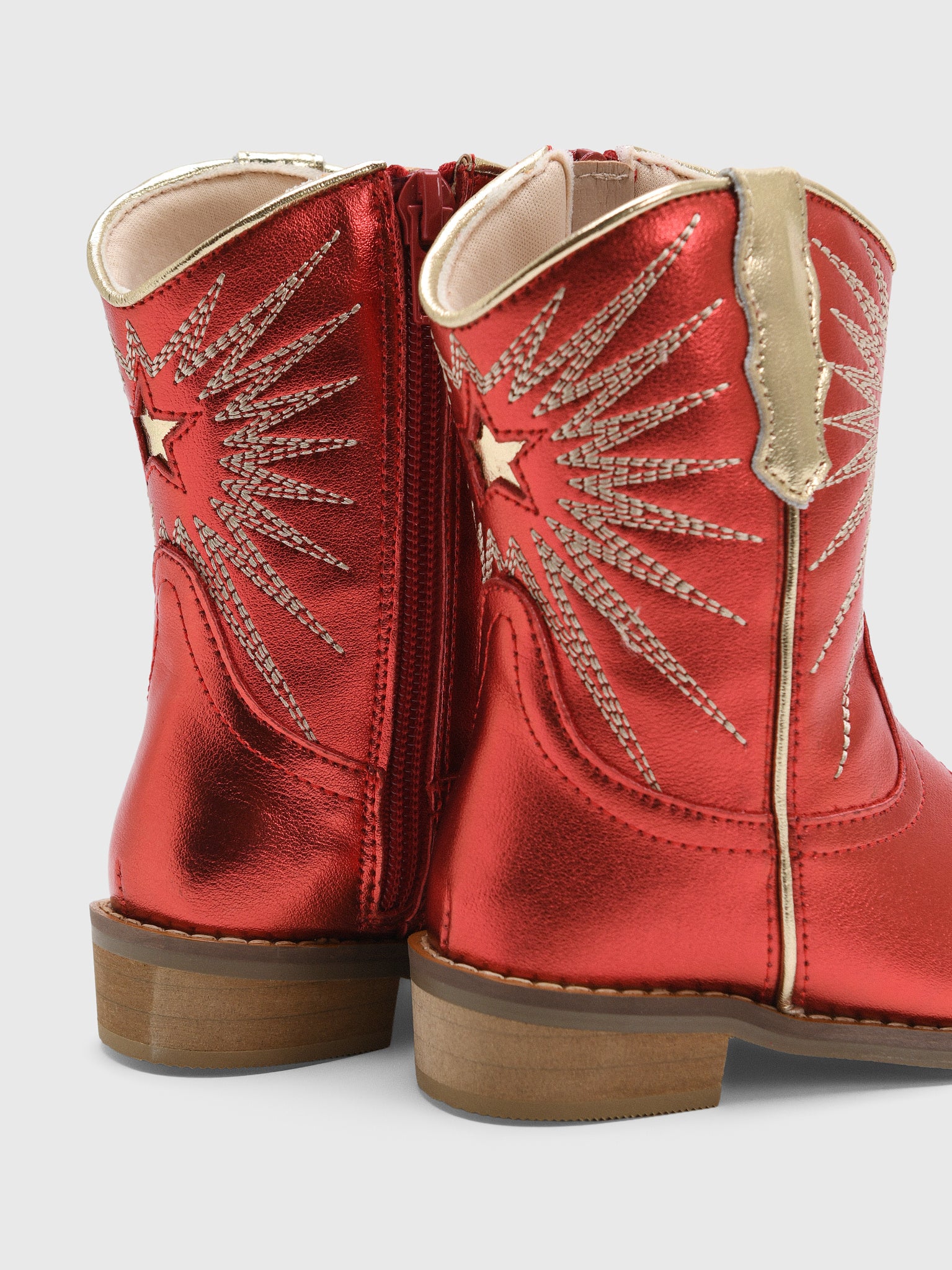 Wild + Rae Girls' Ruby Cowgirl Boot - Saint Bernard
