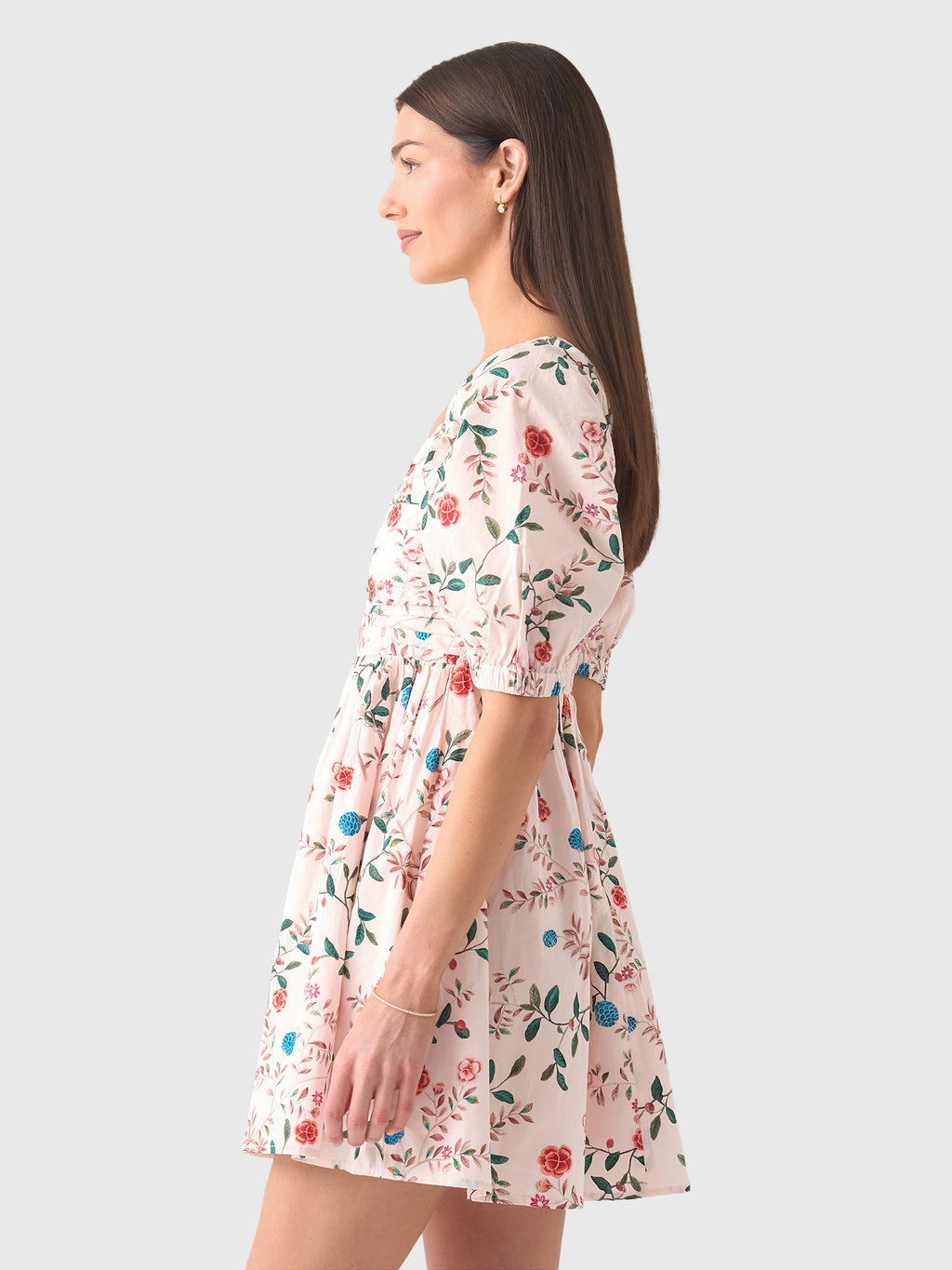 Masons Daughter Women's Ruched V-Neck Dress - Saint Bernard