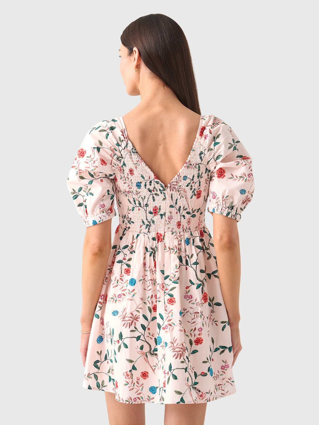 Masons Daughter Women's Ruched V-Neck Dress - Saint Bernard