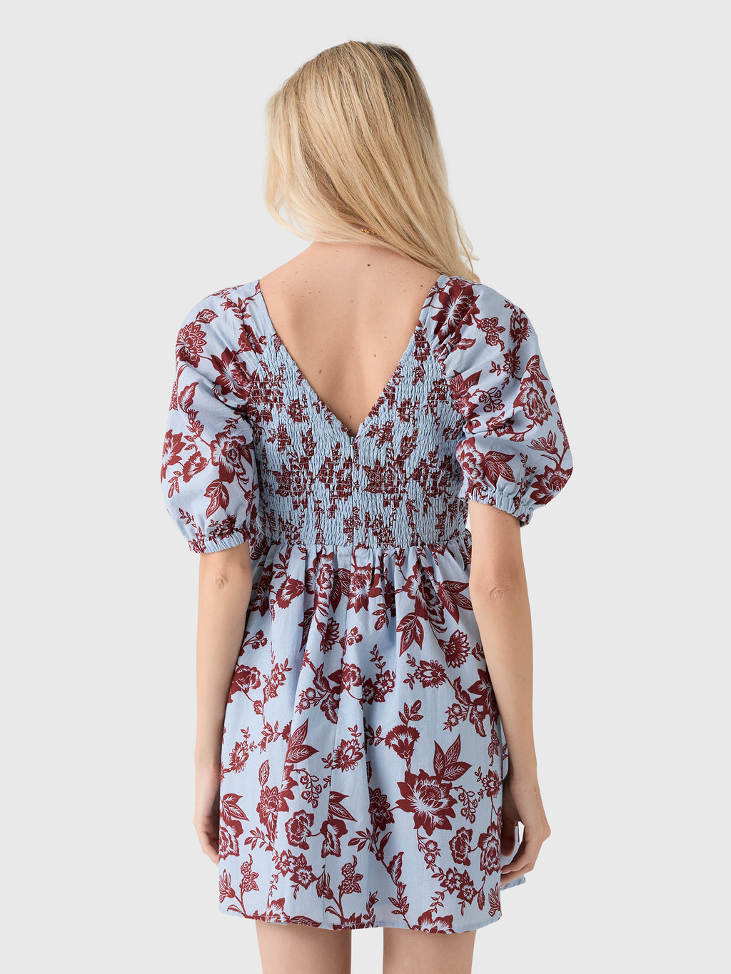Masons Daughter Women's Ruched V-Neck Dress - Saint Bernard
