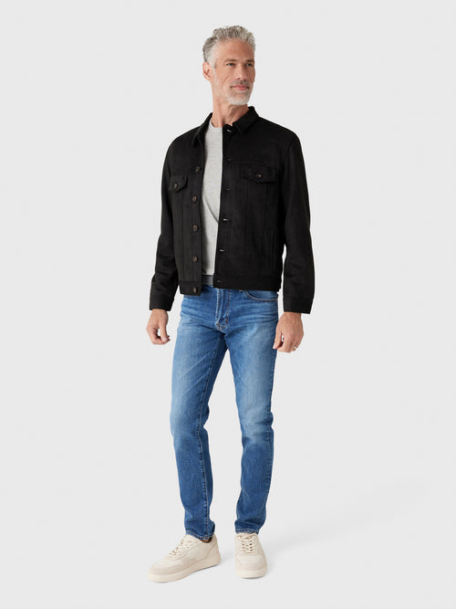 Rye51 Men's The Rusty Microsuede Trucker Jacket