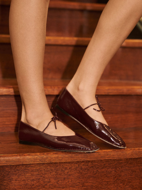 Alohas Women's Sway Leather Ballet Flat