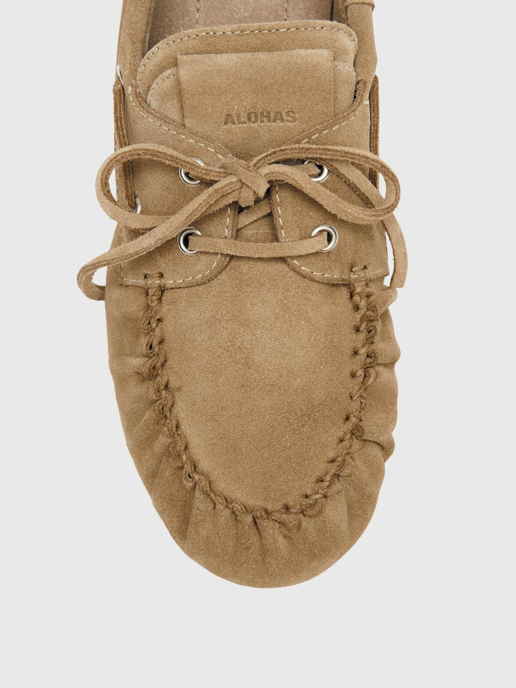 Alohas Women's Rowan Suede Leather Loafer - Saint Bernard