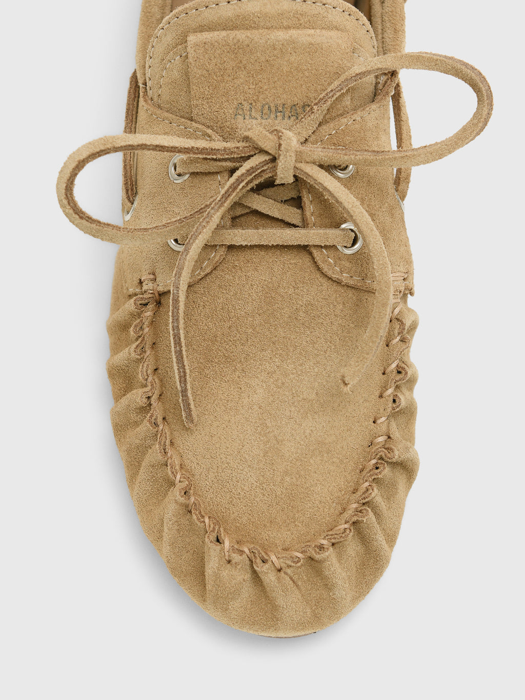 Alohas Women's Rowan Suede Leather Loafer - Saint Bernard
