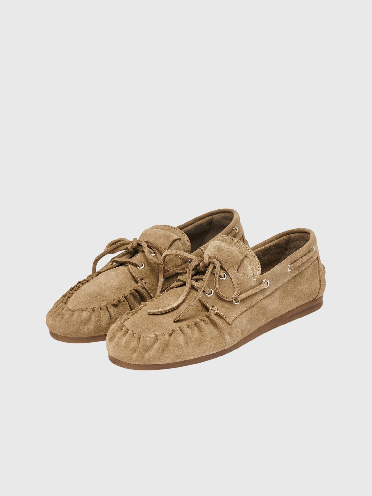 Alohas Women's Rowan Suede Leather Loafer - Saint Bernard