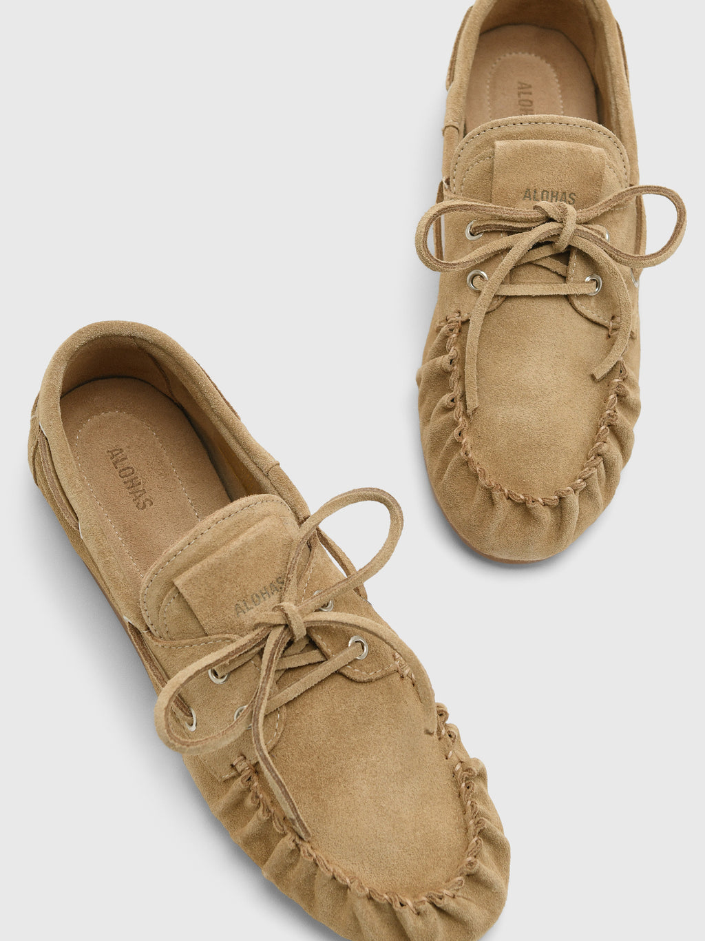 Alohas Women's Rowan Suede Leather Loafer - Saint Bernard