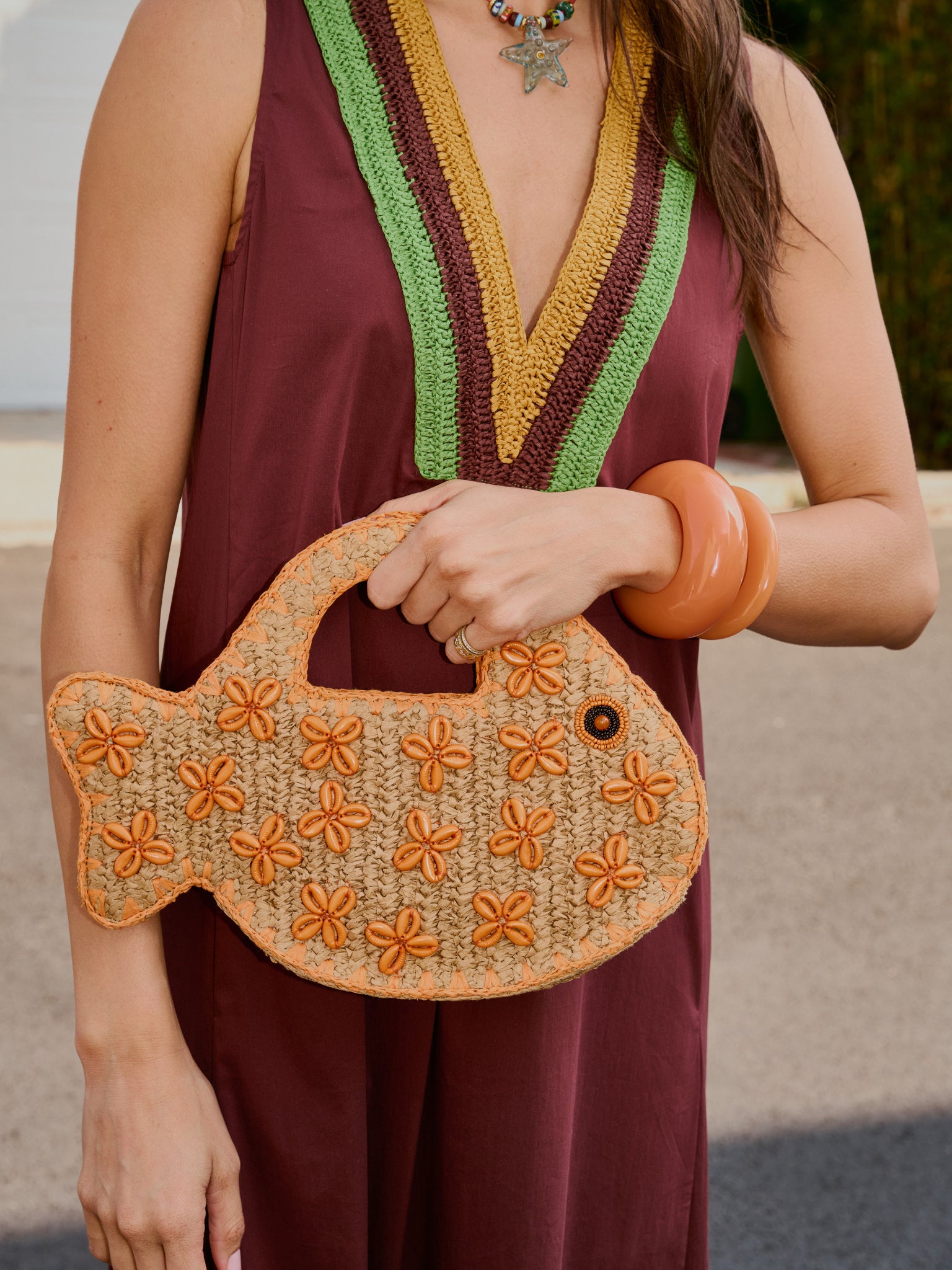 Simon Miller Puka Fish Bag - Saint Bernard