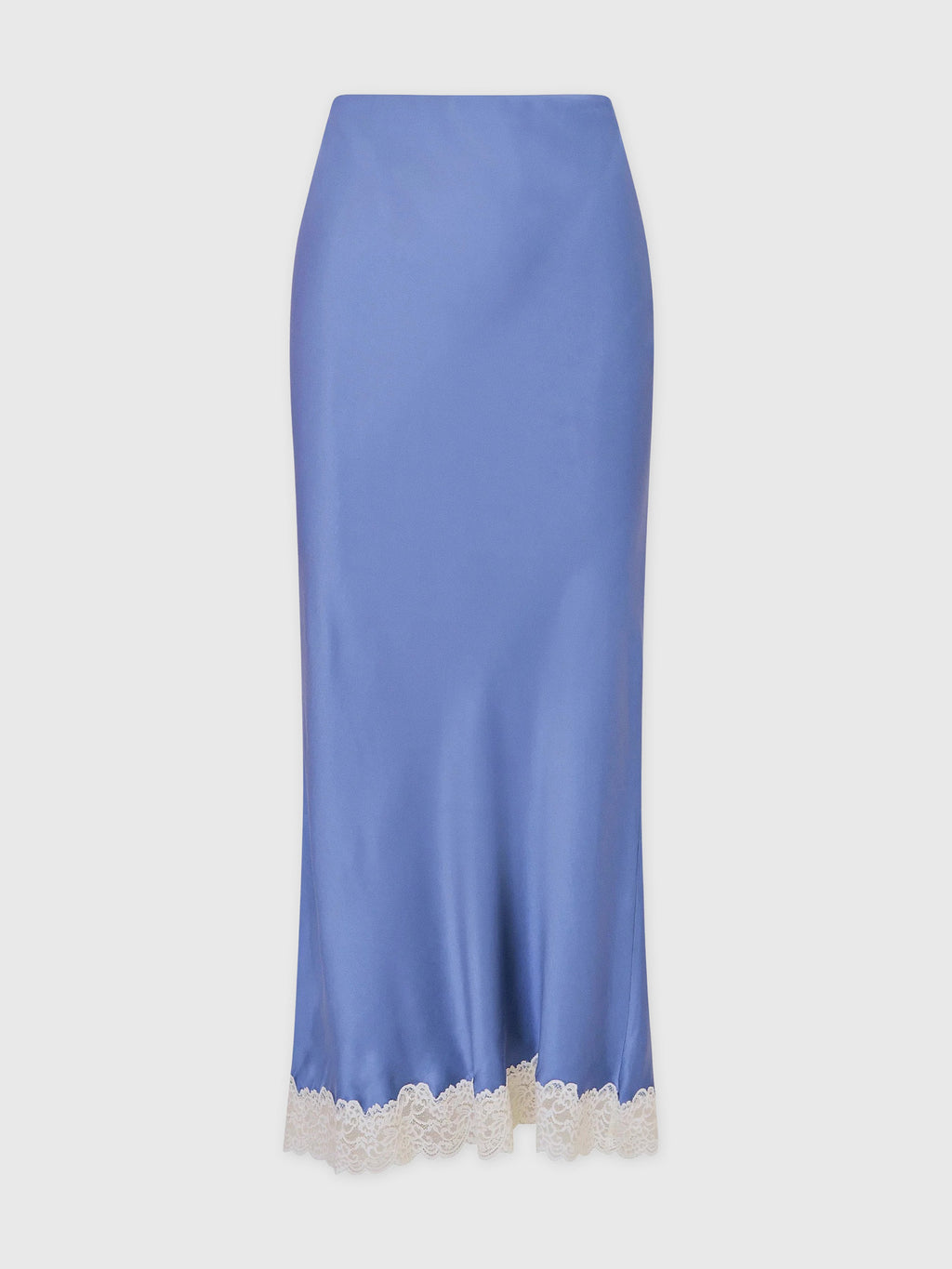 LoveShackFancy Women's Janella Silk-Blend Midi Slip Skirt - Saint Bernard