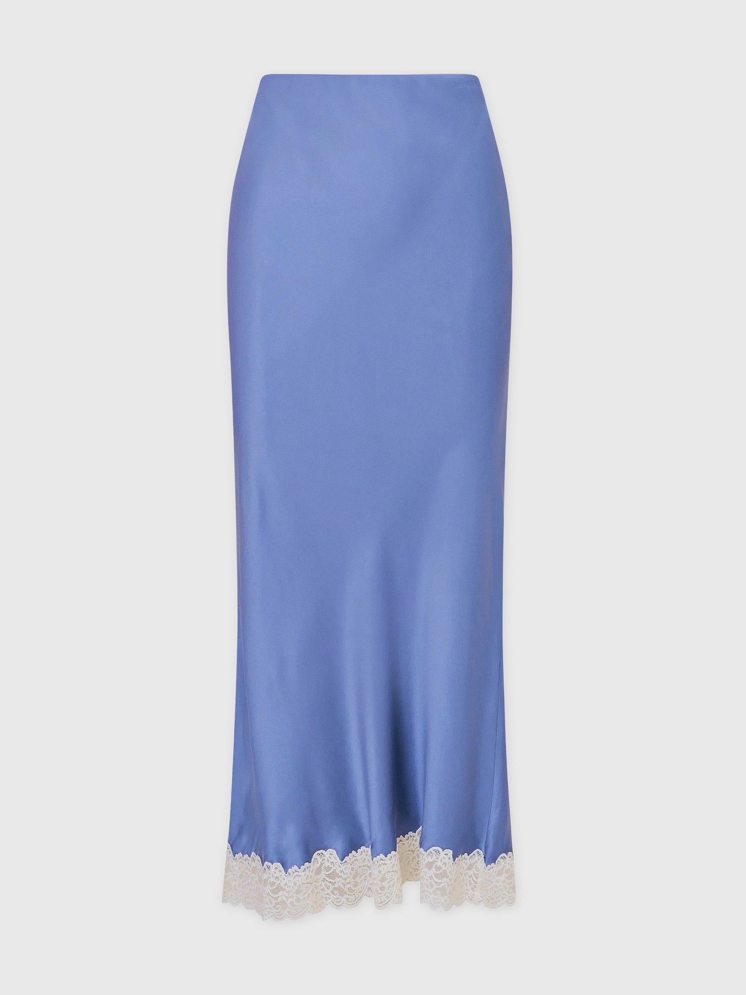 LoveShackFancy Women's Janella Silk-Blend Midi Slip Skirt - Saint Bernard