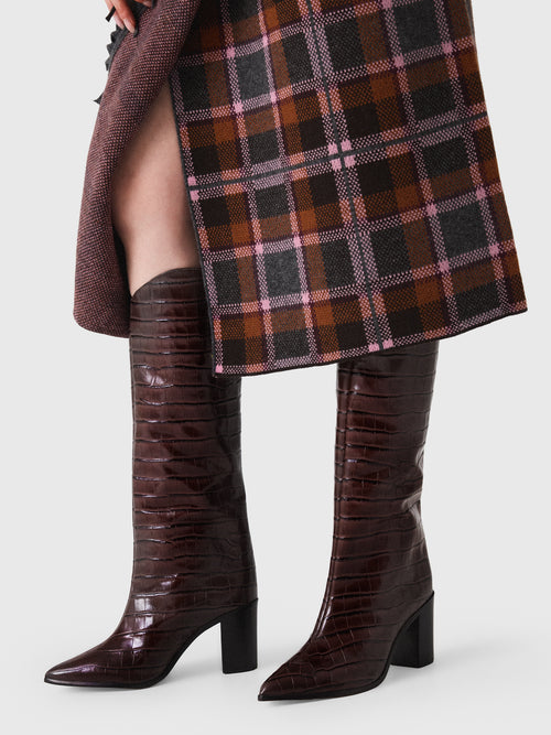 Schutz Women's Maryana Block Boot - Saint Bernard