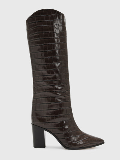 Schutz Women's Maryana Block Boot - Saint Bernard