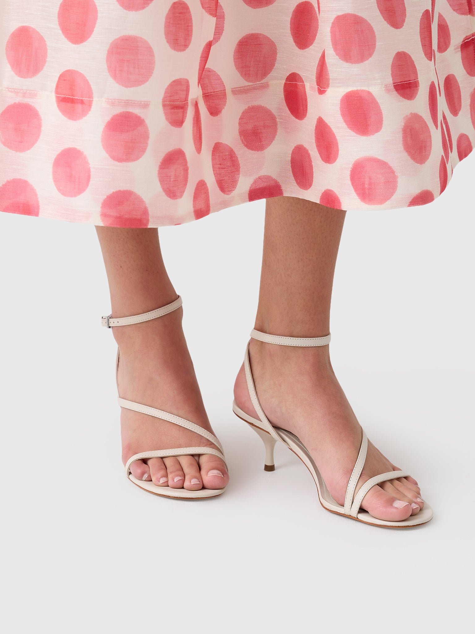 Schutz Women's Helene Leather Sandal - Saint Bernard