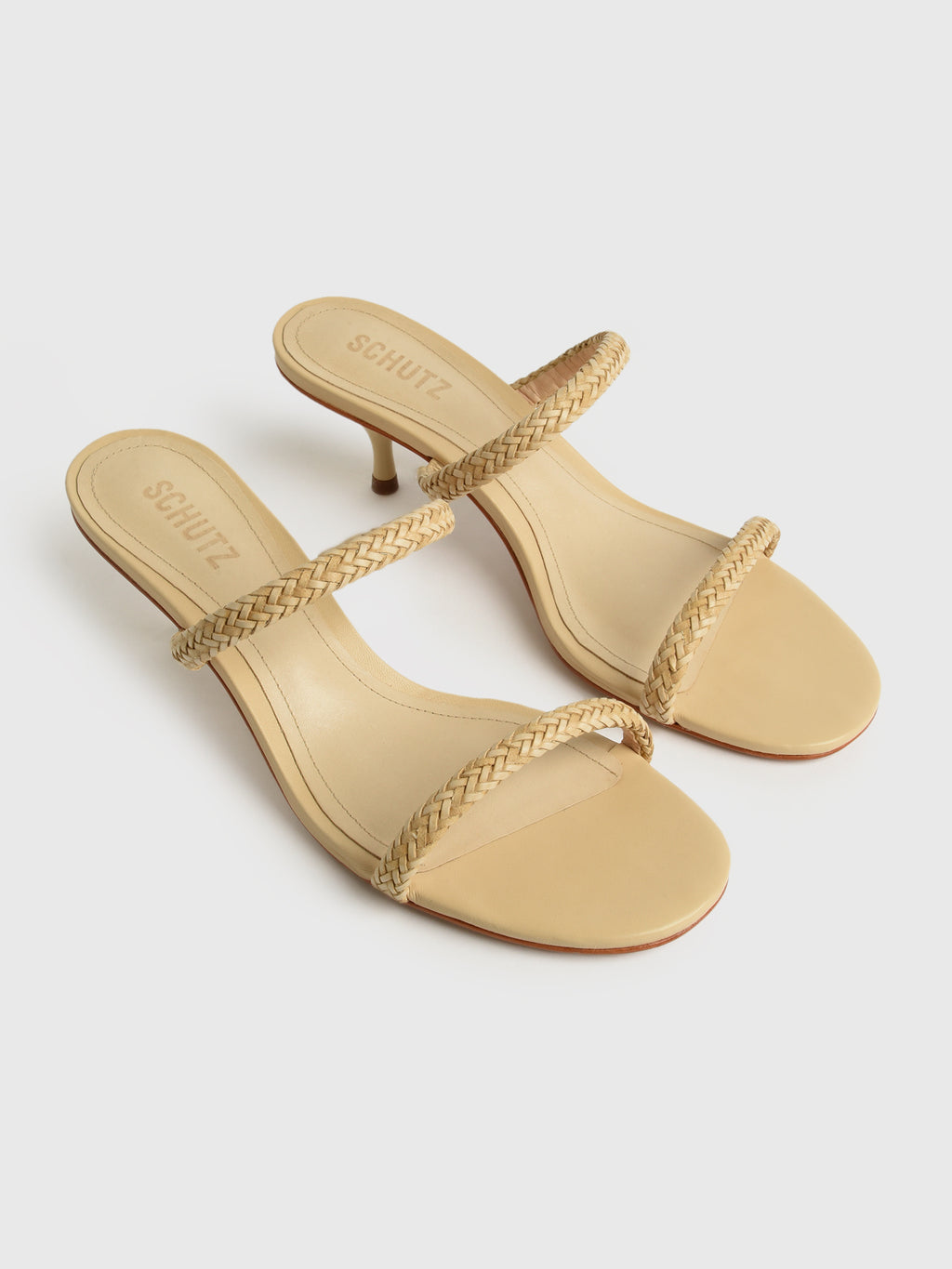 Schutz Women's Taliah Mid Woven Sandal - Saint Bernard