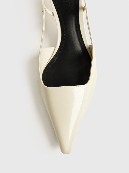 Schutz Women's Sophia Mid Leather Slingback Pump