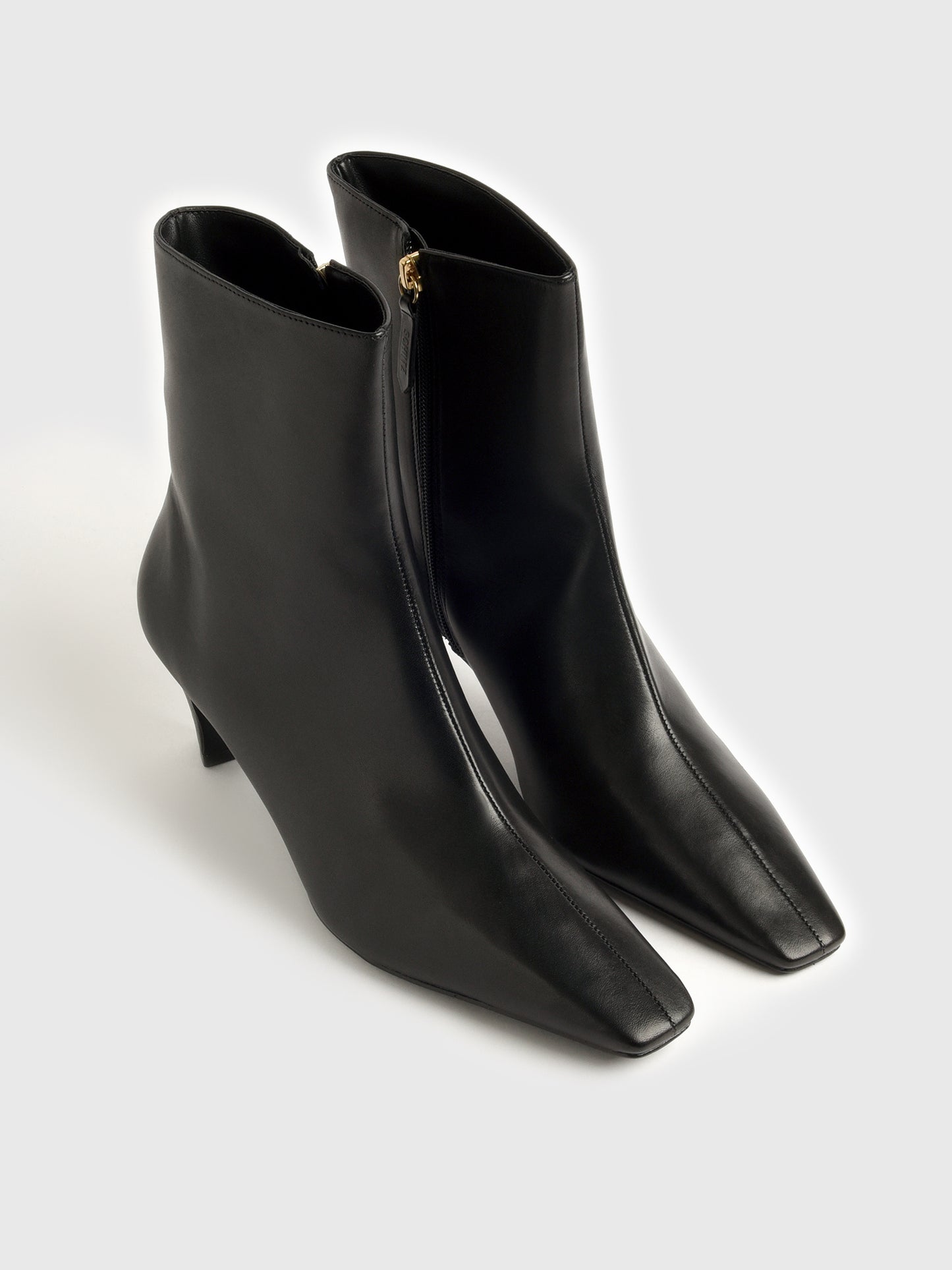 Schutz Women's Dellia Leather Bootie - Saint Bernard