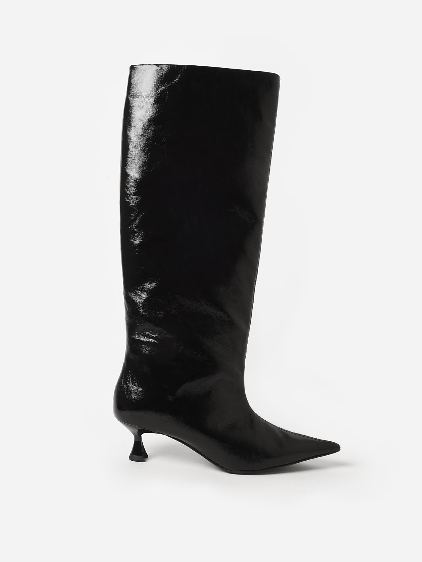 Ganni Women's Slouchy Boot Butterfly Black