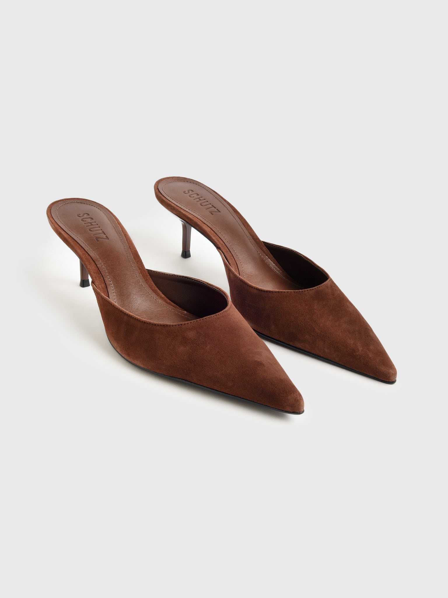 Schutz Women's Julie Suede Pump - Saint Bernard