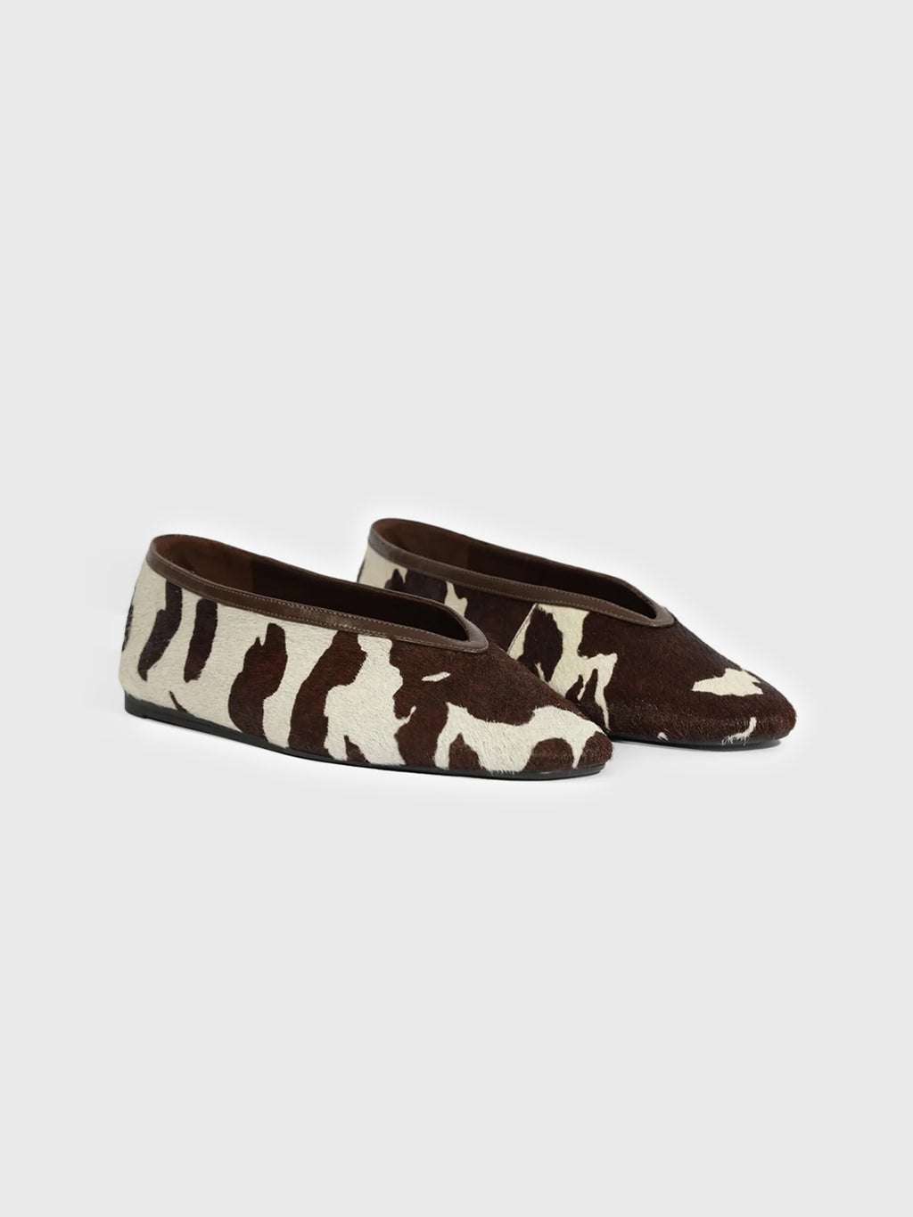 Schutz Women's Vick Hair Calf Flat - Saint Bernard