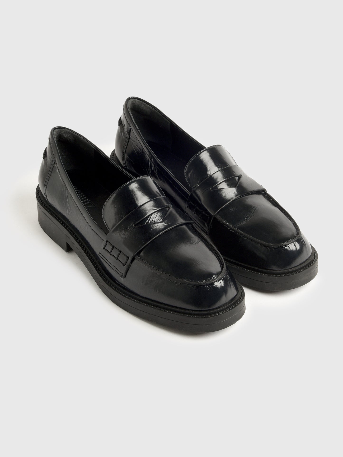 Schutz Women's Dylan Leather Loafer - Saint Bernard