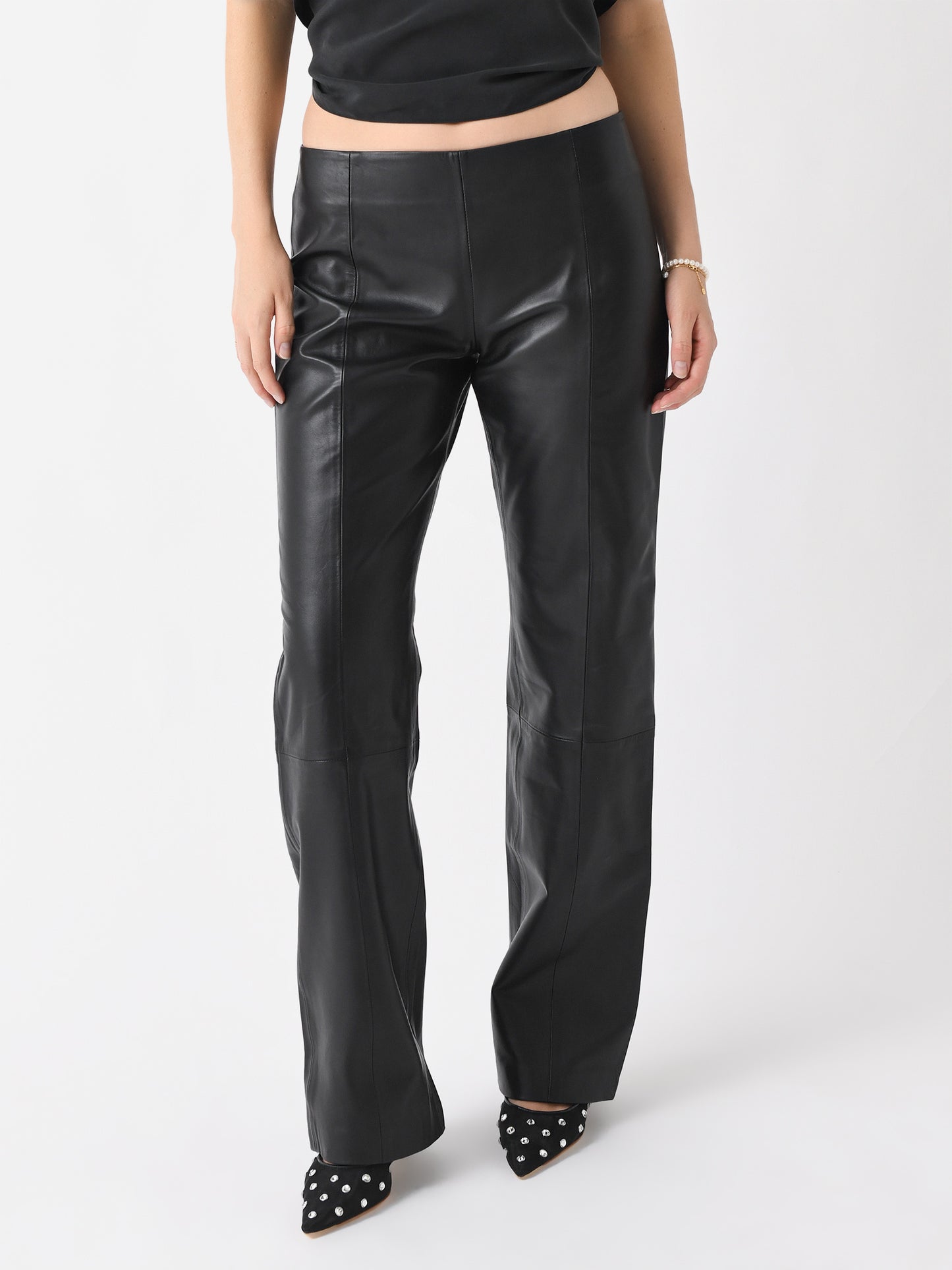 St. Agni Women's Leather Pant - Saint Bernard
