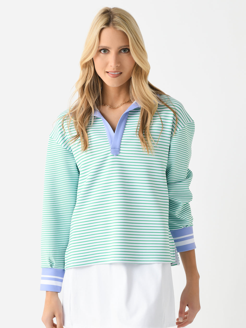 Addison Bay Women's Easy Rugby Sweatshirt - Saint Bernard