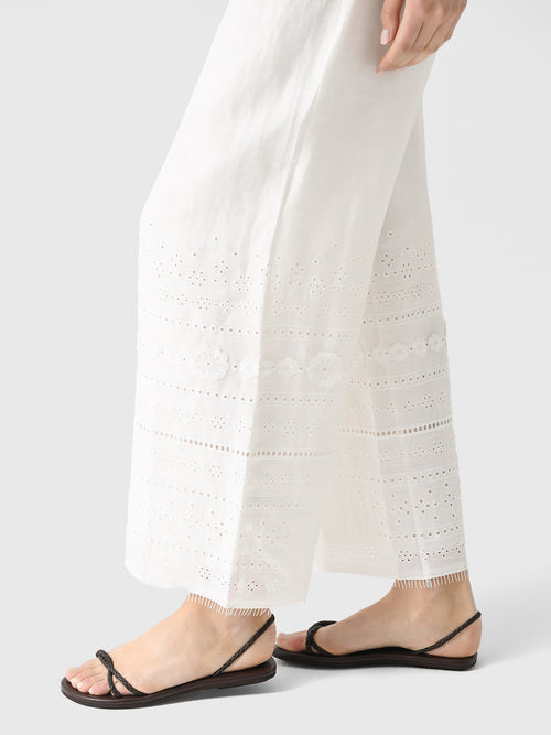 St. Agni Women's Woven Rope Slide