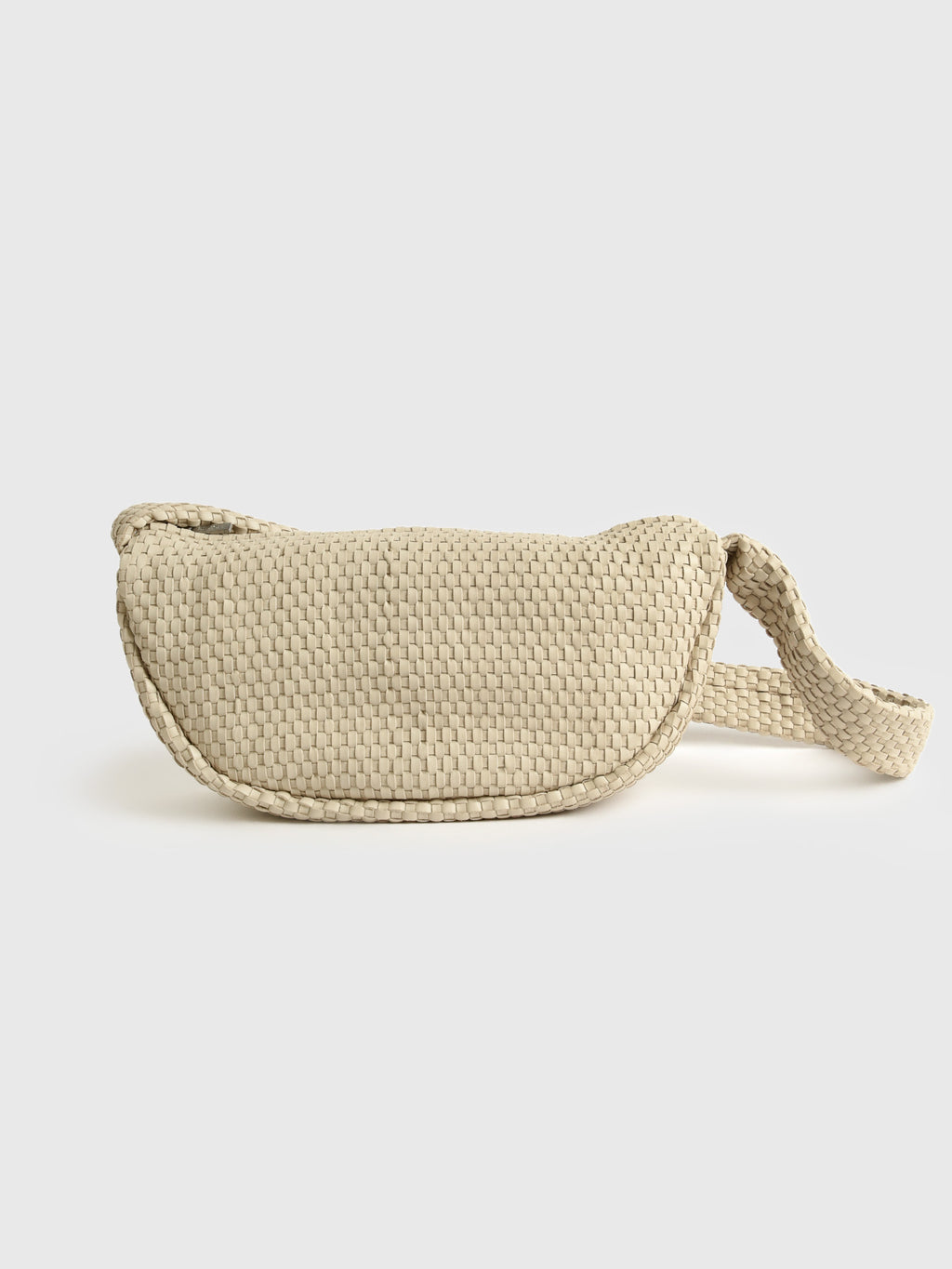 St. Agni Lattice Weave Crescent Bag - Saint Bernard