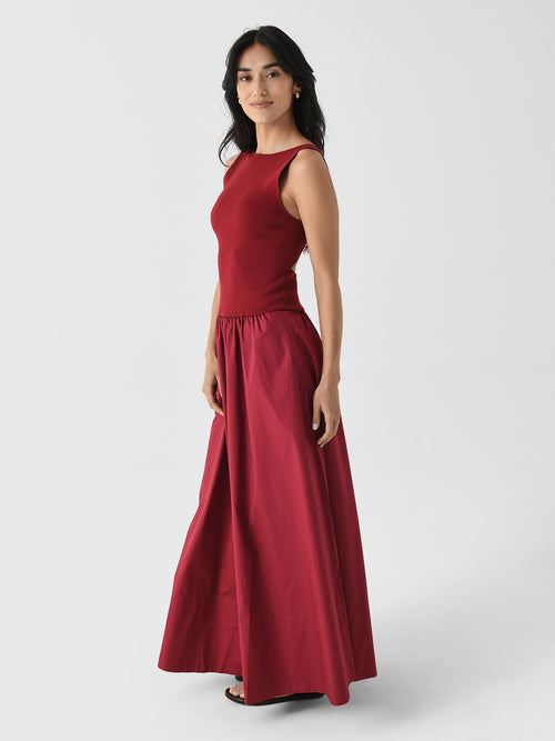 St. Agni Women's Bateau Cut Out Dress