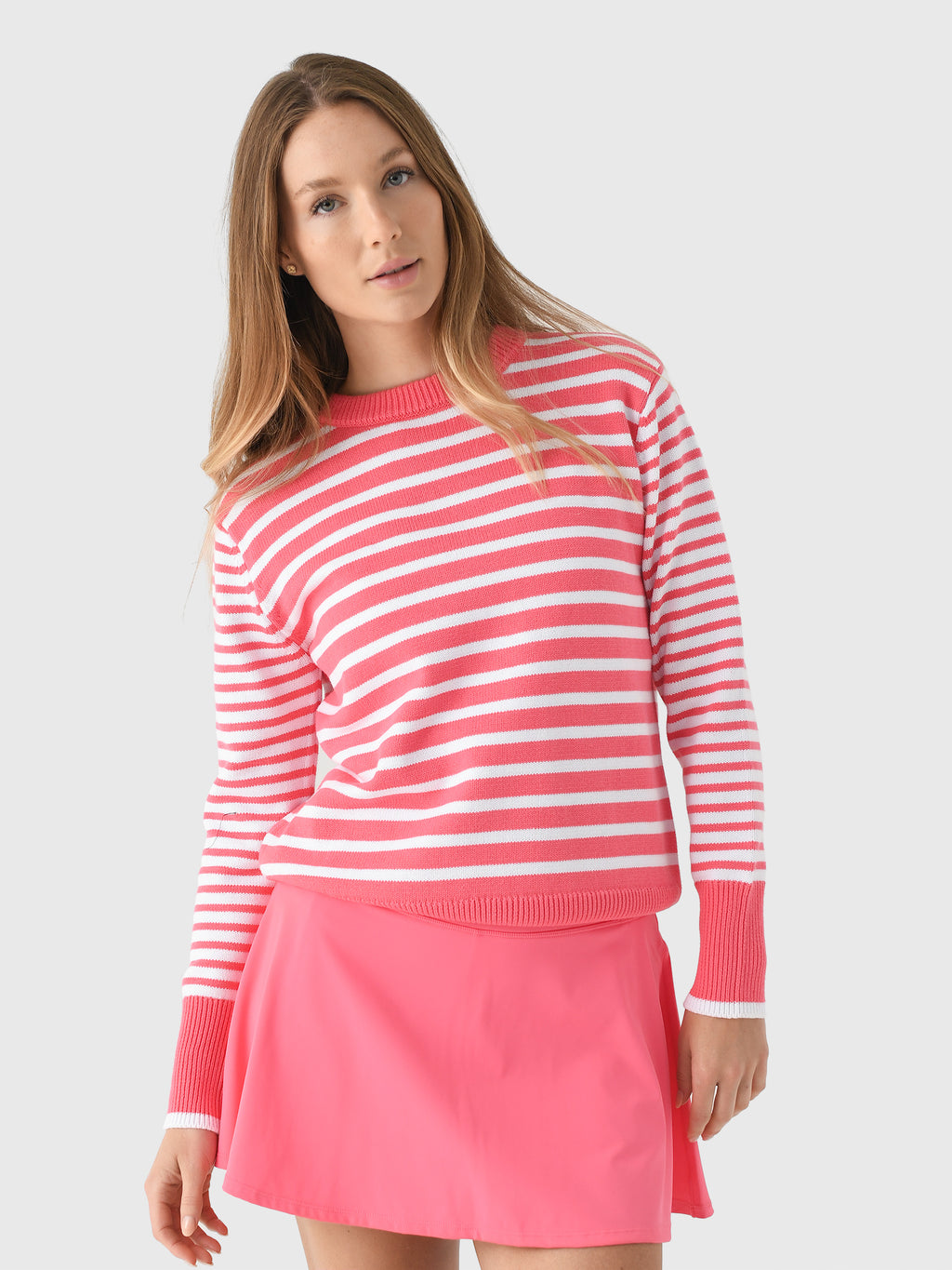 Addison Bay Women's Coastal Crewneck Sweater - Saint Bernard