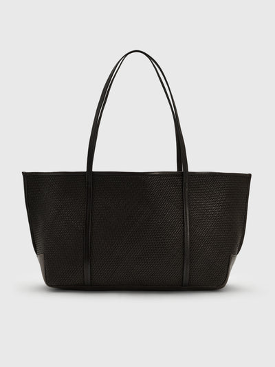 St. Agni Woven Bateau Tote - Saint Bernard