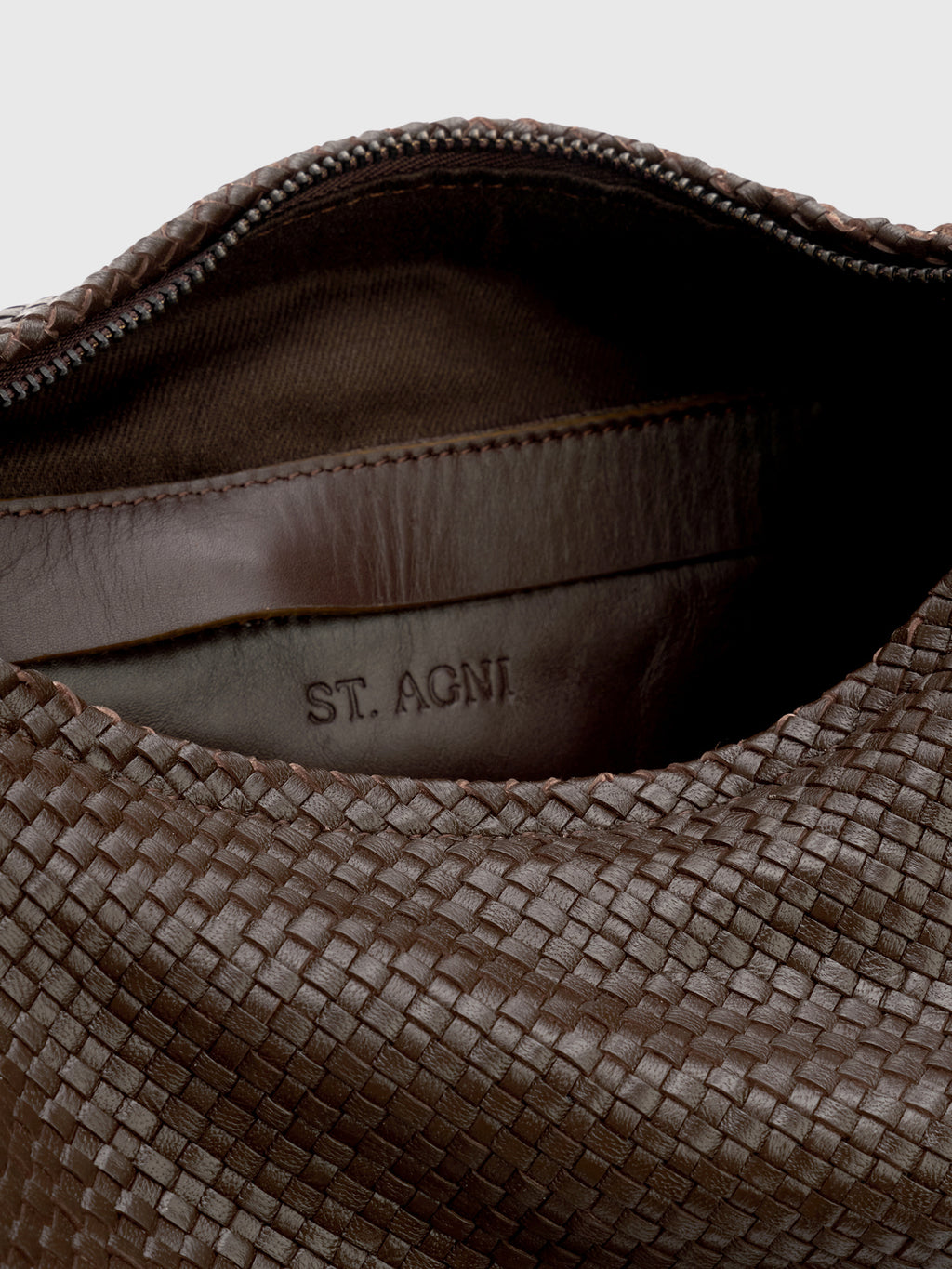 St. Agni Woven Large Bon Bon Bag - Saint Bernard