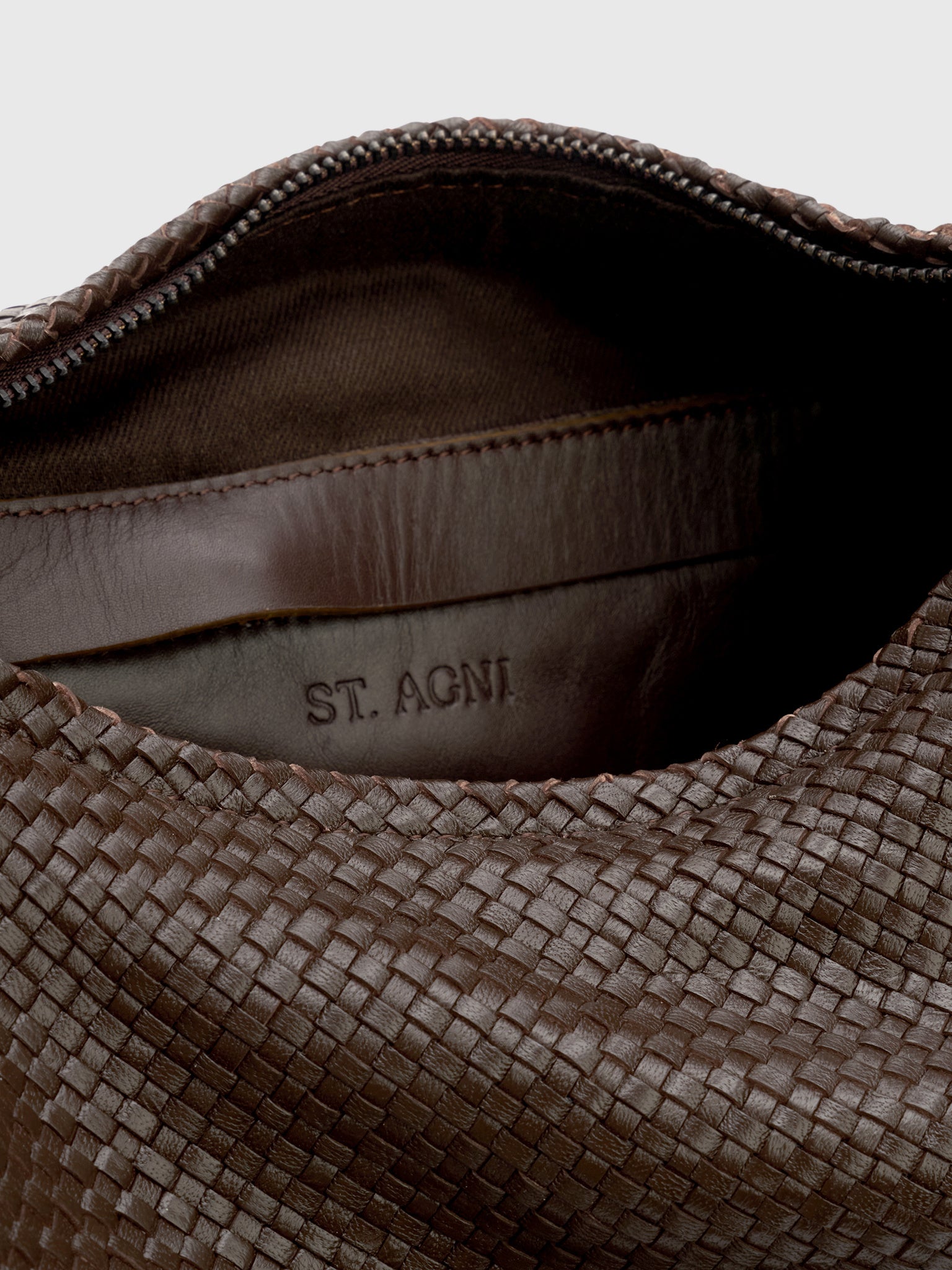 St. Agni Woven Large Bon Bon Bag - Saint Bernard