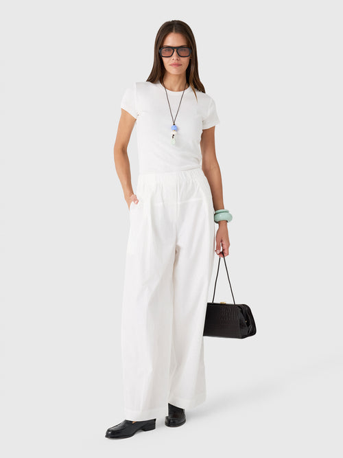 St. Agni Women's Relaxed Pleat Pant - Saint Bernard