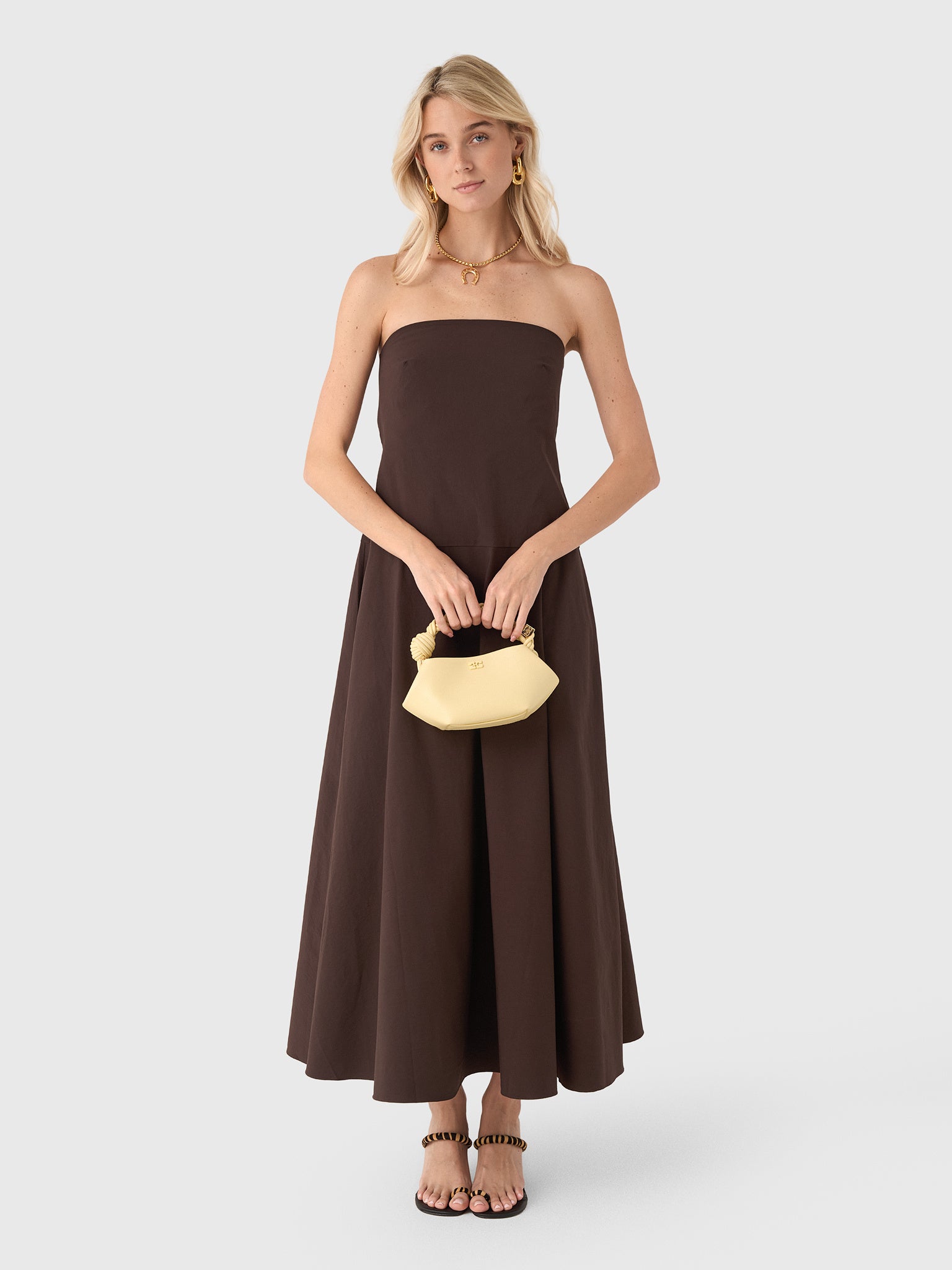 St. Agni Women's Strapless Rouleau Dress – Saint Bernard