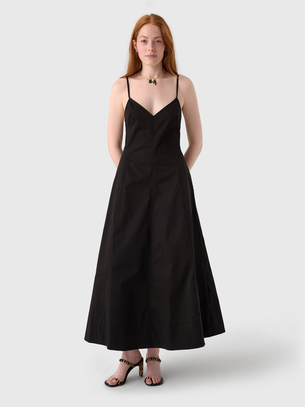 St. Agni Women's Structured Cotton Dress