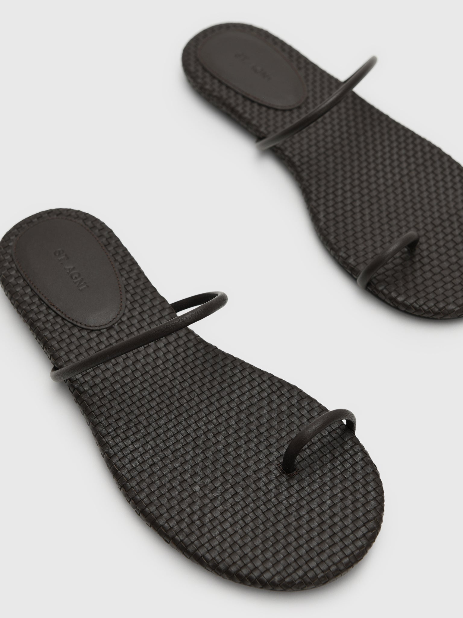 St. Agni Women's Woven Minimal Slide Sandal - Saint Bernard